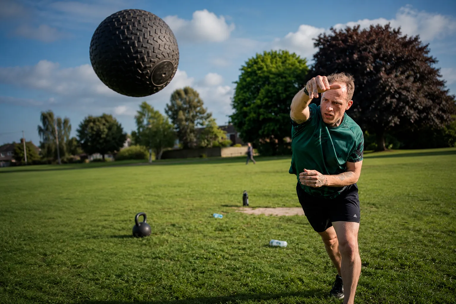 Kettlebell deadlift session at Reboot Lichfield